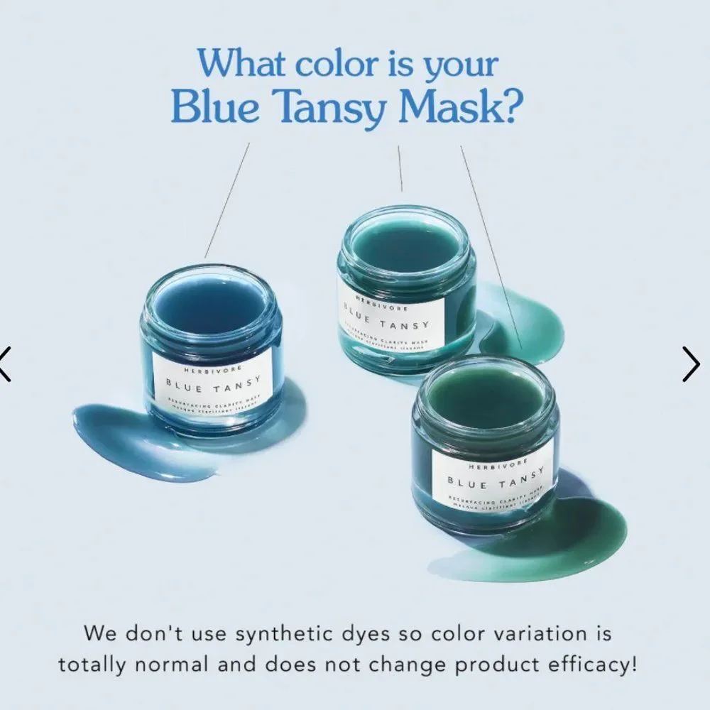 Herbivore Blue Tansy BHA and Enzyme Pore Refining Mask - Picture 3 of 3